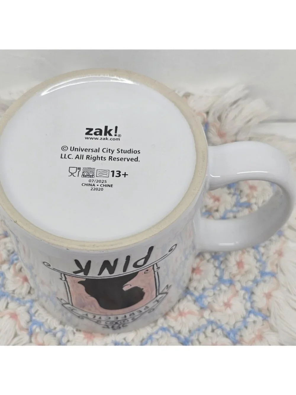 Wicked Movie 21oz Mug Positively Green Elphaba Glinda Stoneware Zak Designs